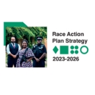 Race Action Plan cover page featuring TVP officers
