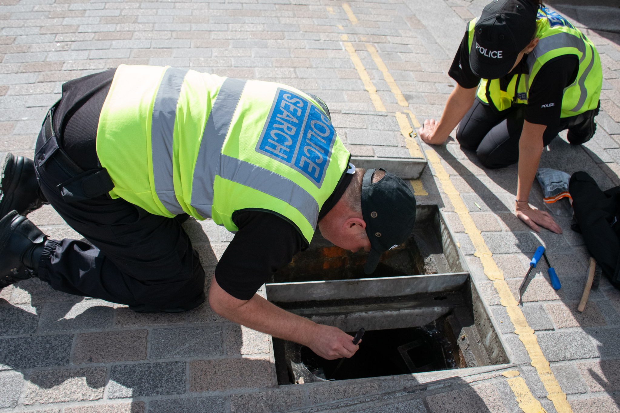 Thames Valley Police Specialist Search Unit deployed to Windsor for state visit