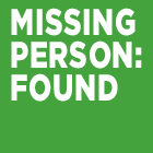 Missing person found